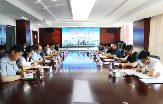 甘肅藥業(yè)集團(tuán)黨委副書(shū)記、總經(jīng)理竇生銘一行蒞臨隴神戎發(fā)進(jìn)行安全生產(chǎn)專(zhuān)項(xiàng)檢查