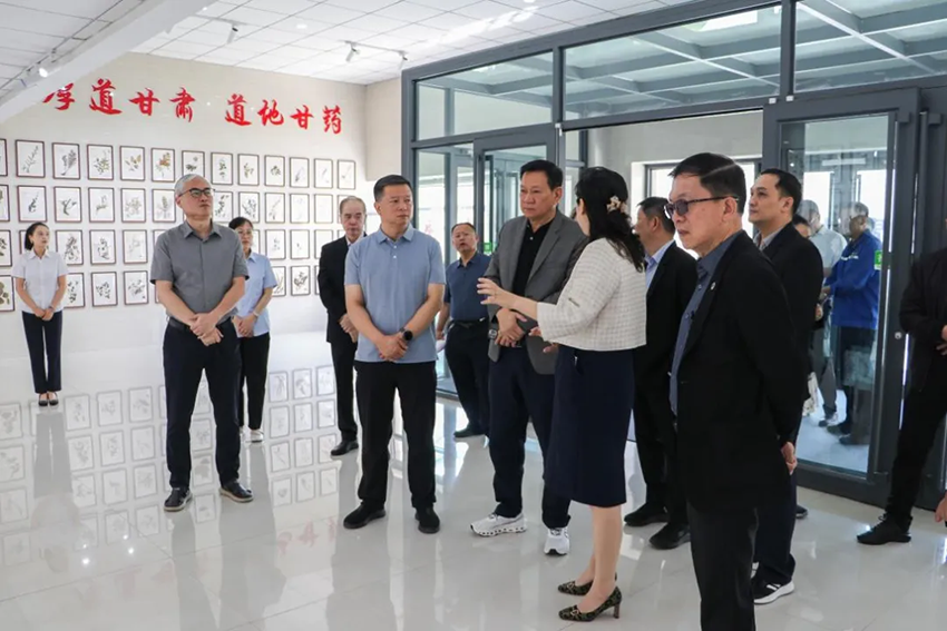 泰國衛(wèi)生部代表團(tuán)蒞臨隴神戎發(fā)參觀考察，深化中泰中醫(yī)藥合作交流